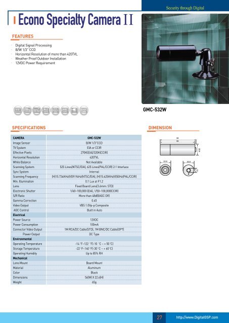 05 DSP CCD Cameras - Zone Technology