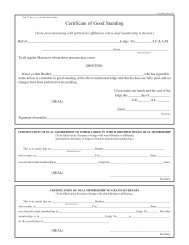 Form 26a - Certificate of Good Standing