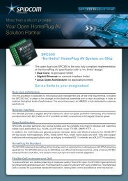 SPC300 SoC Product Brief - SPiDCOM Technologies