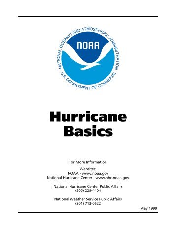 Hurricane Basics - National Hurricane Center - NOAA