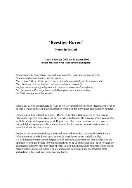 Om te printen - Koninklijk Belgisch Instituut voor ...