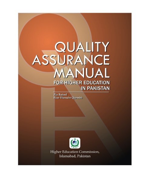 A Manual of Quality Assurance in Higher Education