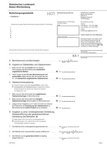 Formular (PDF) - Statistisches Landesamt Baden-WÃ¼rttemberg