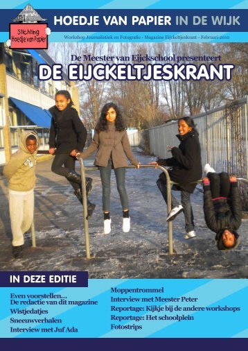 De Meester van Eijckschool presenteert - Wijktijgers