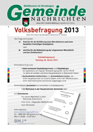 01/2013 (3,84 MB) - Marktgemeinde Waldhausen im Strudengau