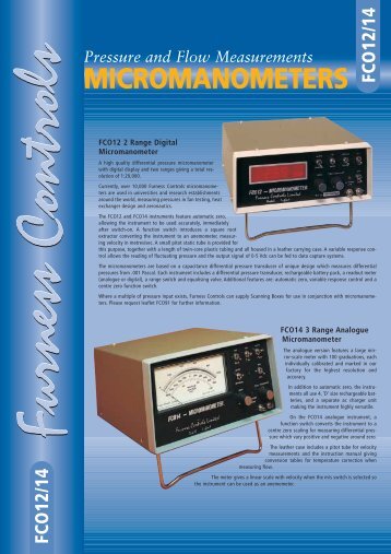 MICROMANOMETERS - Delta Strumenti S.r.l.