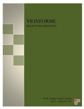VII INFORME - Municipio de Cuauhtemoc