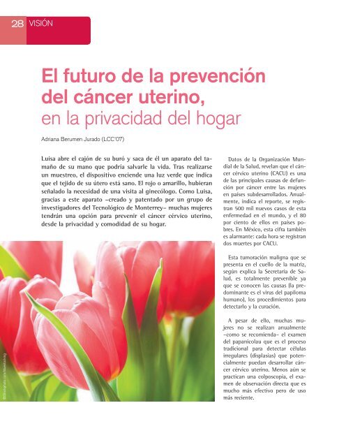 Edición 82 Abril - Junio 2009. - Exatec - Tecnológico de Monterrey