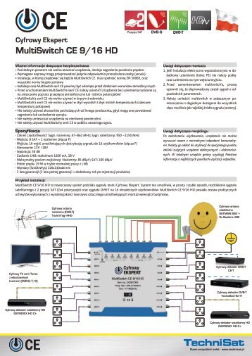 Cyfrowy Ekspert MultiSwitch CE 9/16 HD - SatTeam