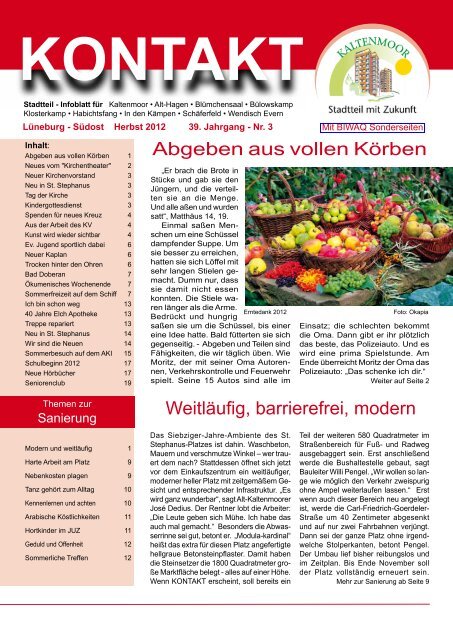 KONTAKT Stadtteil-Infoblatt - 39. Jahrgang - Nr. 3 - Lüneburg