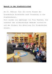 Besuch in Bücherei - Grundschule Aiterhofen