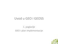 GEO and GEOSS - INSPIRATION