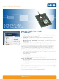 OMNIKEYÂ® 5125 USB Reader Board - HID Global