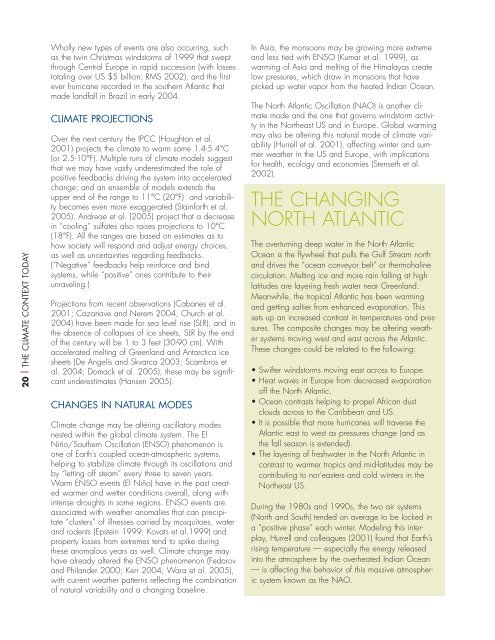 Climate change futures: health, ecological and economic dimensions