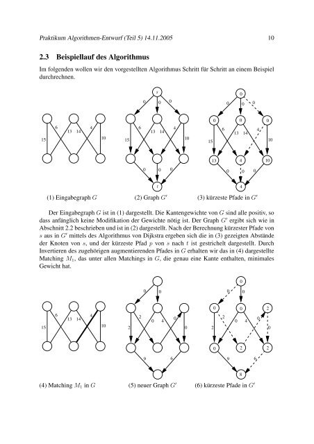Matchings in Graphen - Lehrstuhl fÃƒÂ¼r Effiziente Algorithmen
