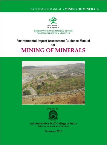 mining of minerals .cdr - Environmental Clearance