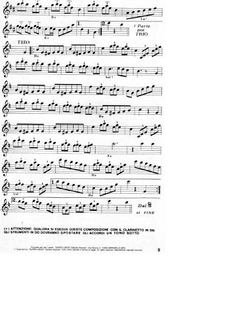 CLARINO PAZZO (Valzer).pdf - edizioni musicali superliscio