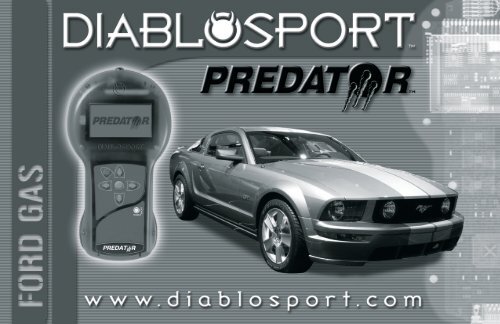 dbl-u7140 predator manual.pdf - Summit Racing SUM-TD49