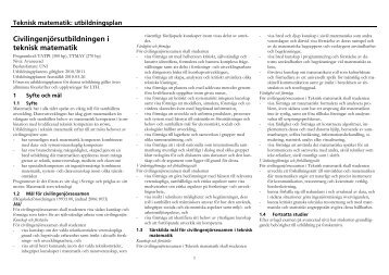 Civilingenjörsutbildningen i infor-mations- och kommunikationsteknik