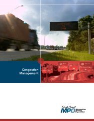 Congestion Management Summary Brochure - North Florida TPO