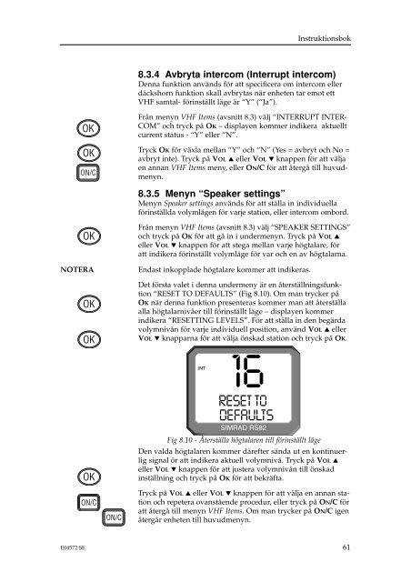 RS81/82 - Simrad Professional Series