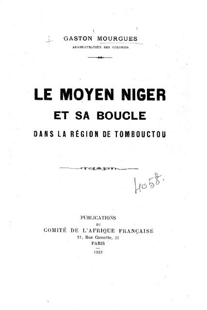 Mourgues_Moyen Niger_1933.pdf - ECliS