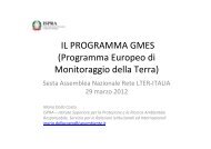 GMES in Italy. M. Dalla Costa. - LTER italia