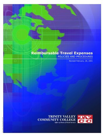 Reimbursable Travel Expenses - Trinity Valley Community College
