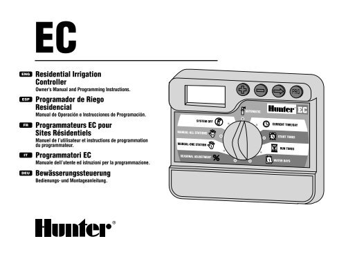 EC Owner's Manual - Hunter Industries
