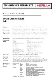 technisches merkblatt - BRULA GmbH