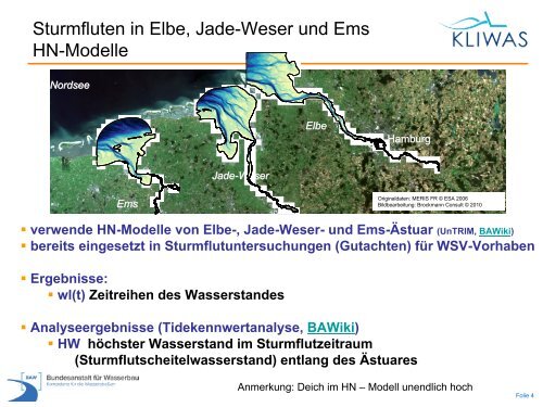 Sturmfluten in den Ãstuaren von Elbe, Jade-Weser und Ems