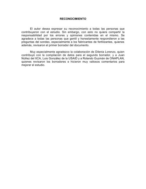 estudio sobre el mercado de fertilizantes en la republica dominicana