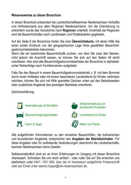 Impressum - Landservice in Nordrhein-Westfalen