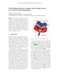 Model of Glass Forming Process - COMSOL.com