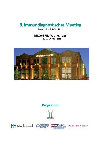 8. Immundiagnostisches Meeting - (GFID) eV