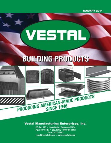 2004 Full Line Catalog - Vestal Manufacturing