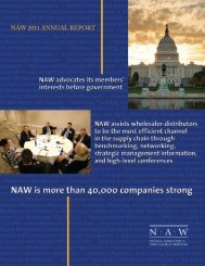 NAW annual report - National Association of Wholesaler-Distributors