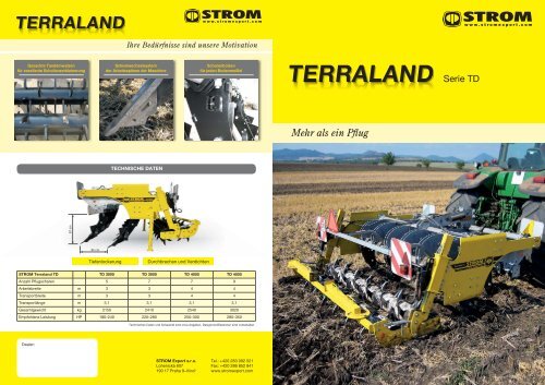 TERRALAND - BEDNAR FMT sro