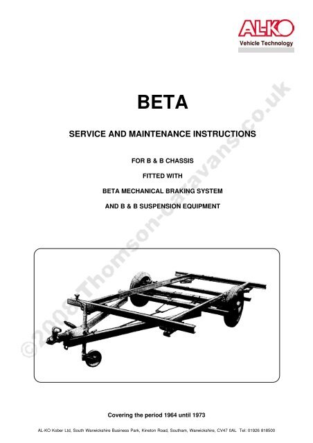 bbhandbookchassis64 73 - Thomson Caravans