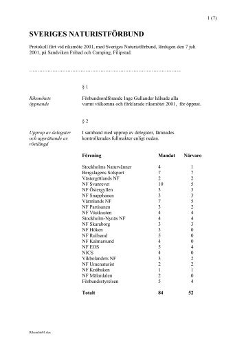 SVERIGES NATURISTFÖRBUND