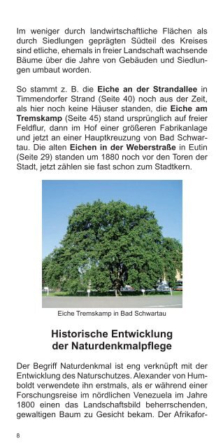 Was ein Baum leistet - Kreis Ostholstein