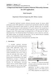 A Single-feed Dual-band Circularly Polarized ... - é¸è»è»å®å­¸æ ¡