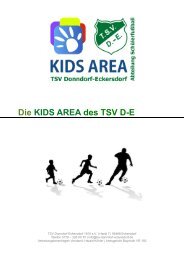 Die KIDS AREA des TSV D-E - TSV Donndorf-Eckersdorf