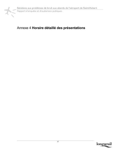 SolutionS aux problÃ¨meS de bruit aux abords ... - Ville de Longueuil