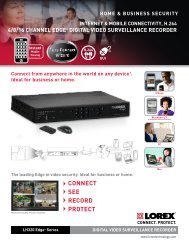 LH320 EDGE+ Series Security DVR - Lorex