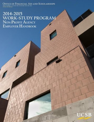 Non-Profit Handbook (PDF) - Financial Aid Office - University of ...
