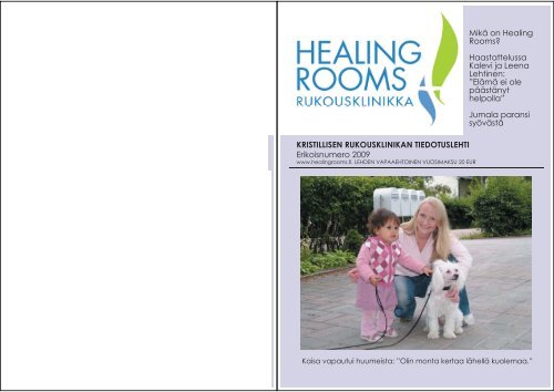 Healing Rooms lehti 2009 E.pdf - Healing Rooms Finland ry