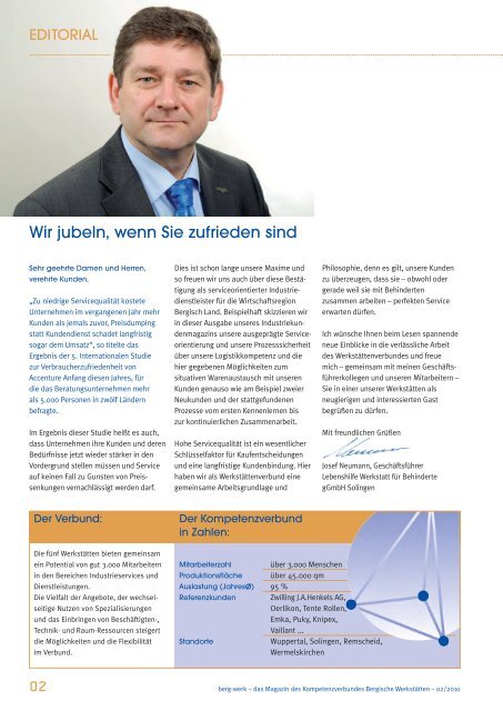 Ausgabe 03/2010 - Lebenshilfe Wuppertal