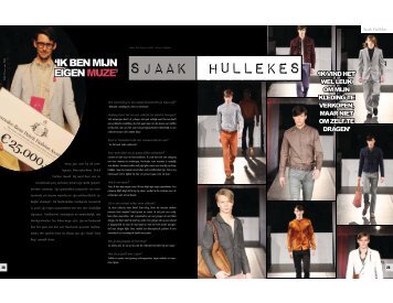 Sjaak Hullekes - Society World Magazine