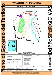 Piano di Governo del Territorio Piano delle Regole Allegato âBâ